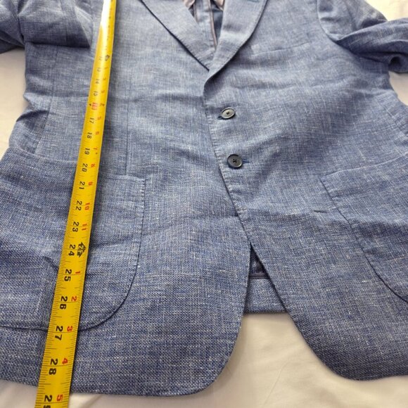 Joseph Abboud Wool Linen Blazer | Italian Guabello Fabric | 44S - Picture 10 of 10